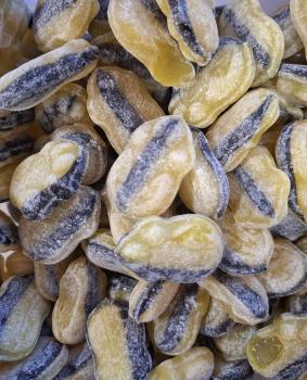 Preview: Franssons Banane Salmiak Bonbons 400g